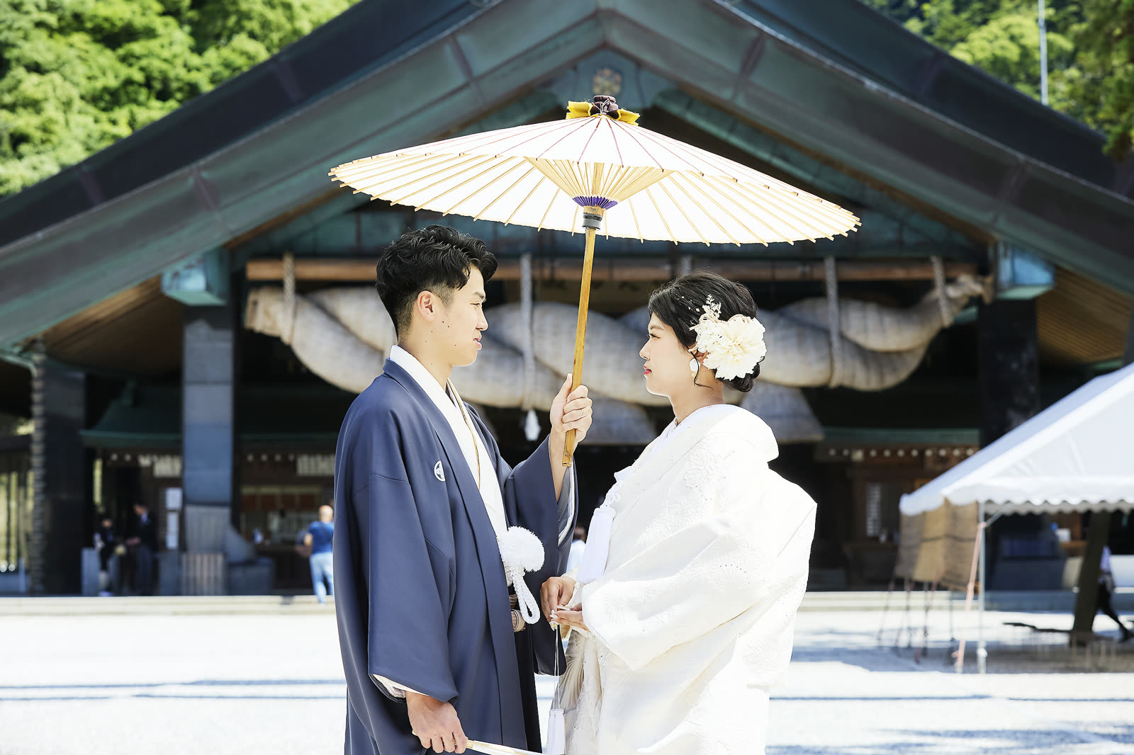 出雲大社 神楽殿の大注連縄