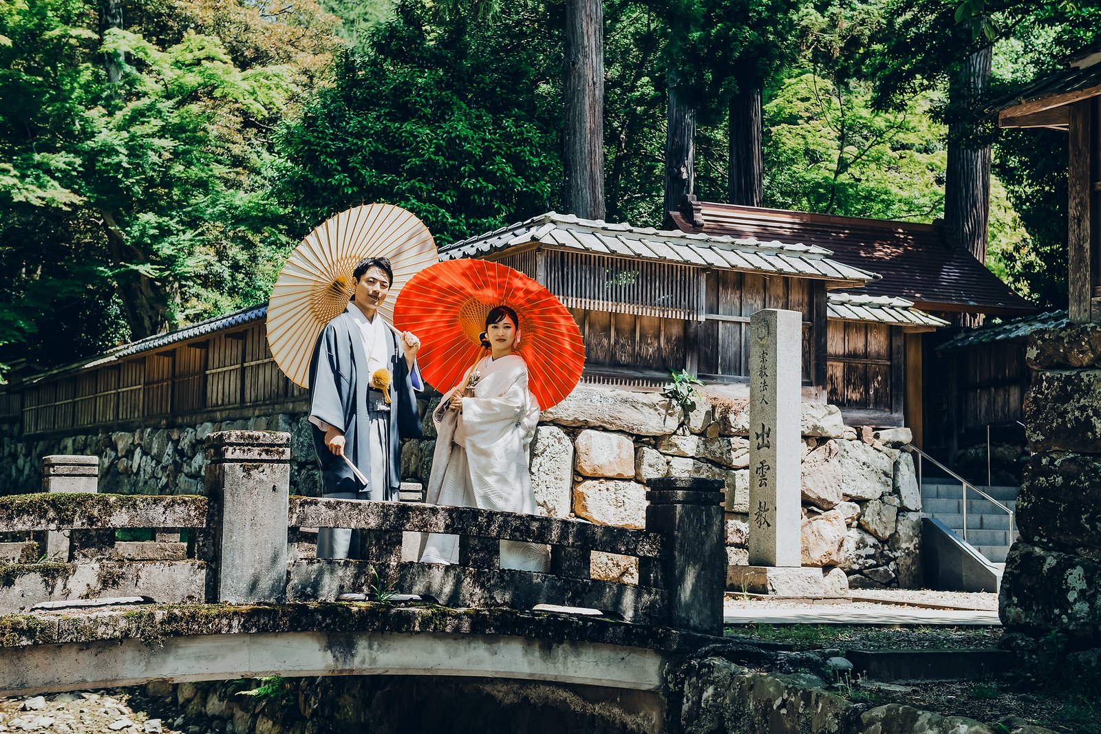 出雲教結婚式場・北島国造館の前撮り